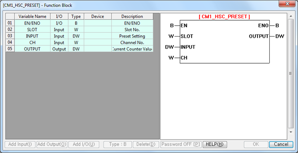Default Function Blocks - High-Speed Counter | CICON